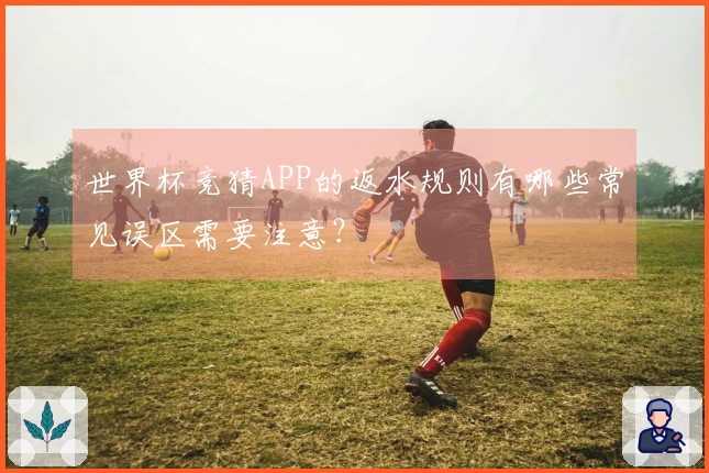 世界杯竞猜APP的返水规则有哪些常见误区需要注意？