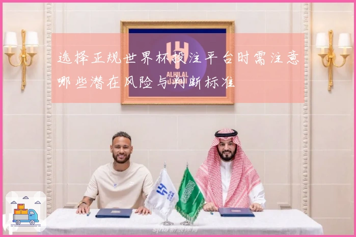 选择正规世界杯投注平台时需注意哪些潜在风险与判断标准
